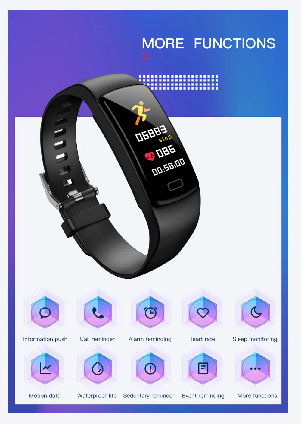 2019 Col Mi Band 3 фитнес-трекер с измерением давления Hey plus умный браслет шагомер спортивные умные часы кровяное давление