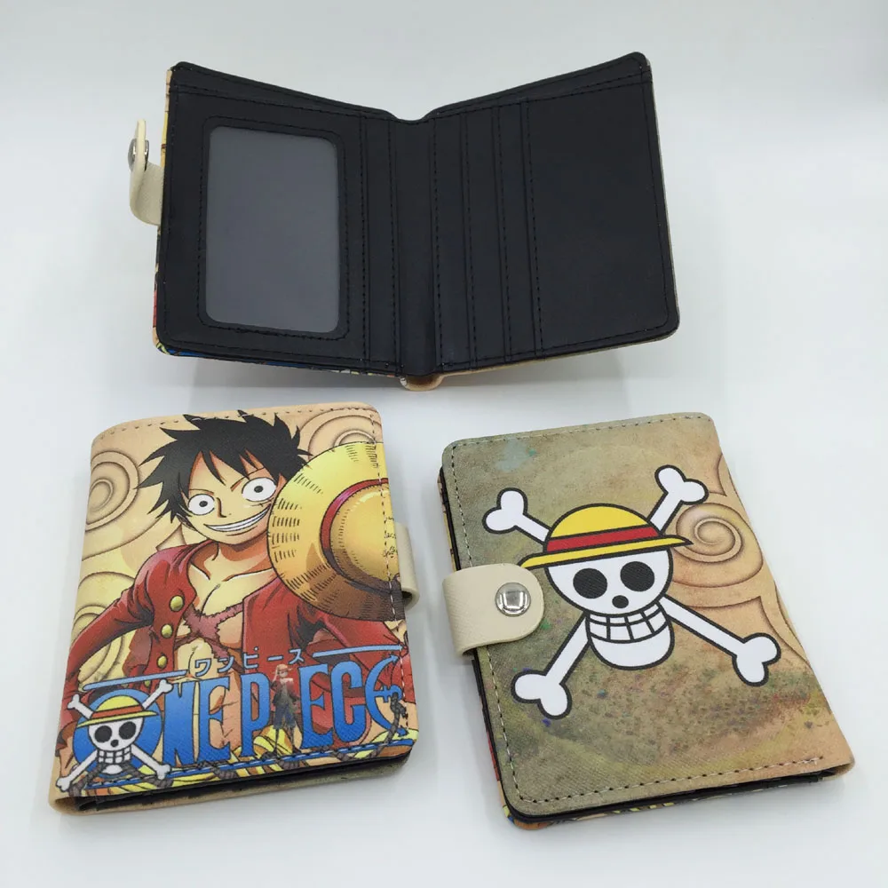Японская игра Neko Atsume Синтетическая кожа Изысканный бумажник на кнопке/кошелек - Цвет: One Piece 2