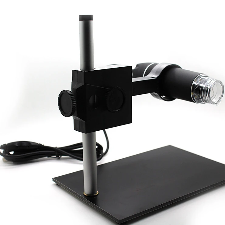 Portable USB Digital Microscope 1000X 8 LED 2MP Endoscope Magnifier Camera HD Sensor + Lift Stand + Calibration Ruler