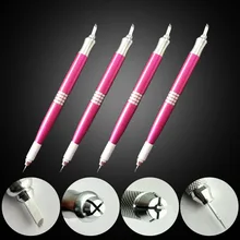 Новое поступление профессиональная ручная Татуировка Перманентный макияж бровей ручка ручная Татуировка карандаш для микроблейдинга бровей инструменты для татуировок