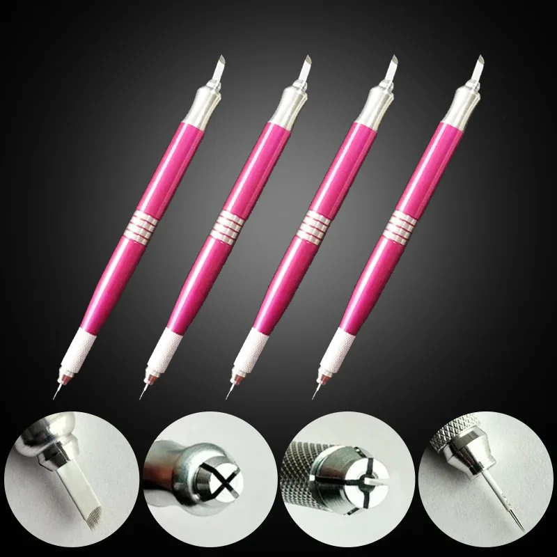 

2018 New Arrival Professional Manual Tattoo Permanent Makeup Eyebrow Pen Manual Tattoo Pen Microblading Pen Eyebrow Tattoo Tools
