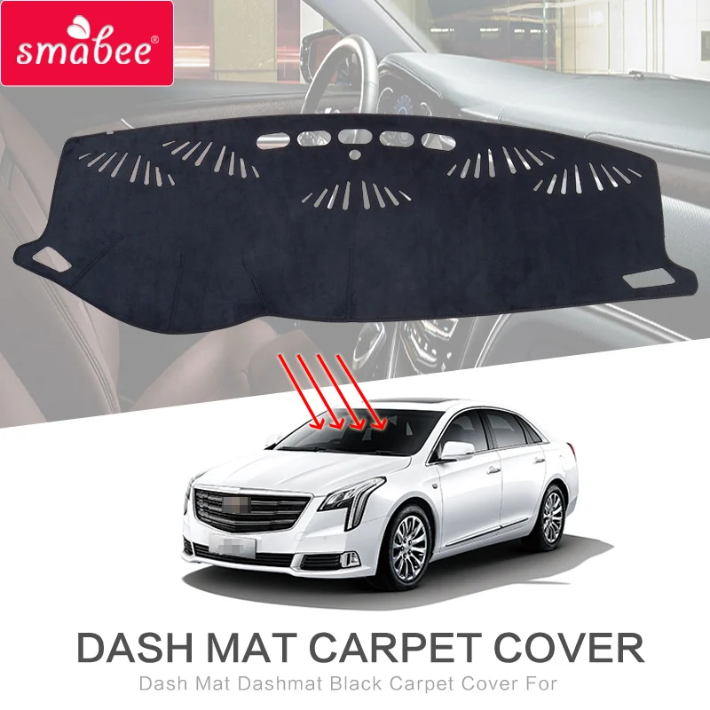 Smabee Dash Mat Dashmat for CADILLAC XTS Accessories Non Slip Dashboard Pad Protective Cover