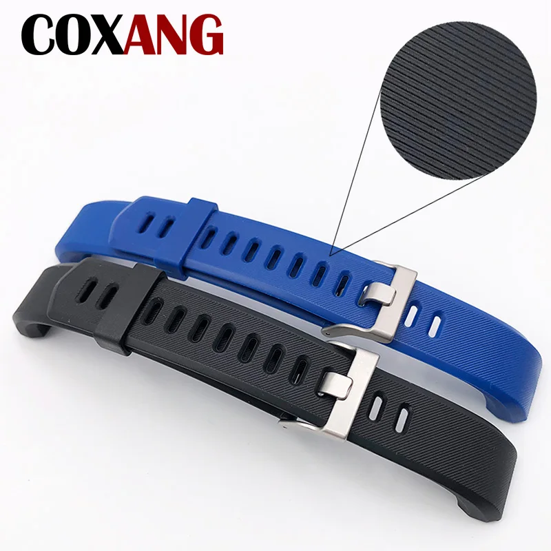

COXAN id115 Plus Strap Replacement For Original Veryfit id115Plus Smart Bracelet Sillica Soft Bracelet Strap for id115Plus strap