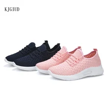 Новые весенние женские Повседневное спортивной обуви Женская мода модные вразлёт, плетение обувь Buty; искусственная кожа; Прямая(дропшиппинг); Damskie Дамская обувь кроссовки Для женщин