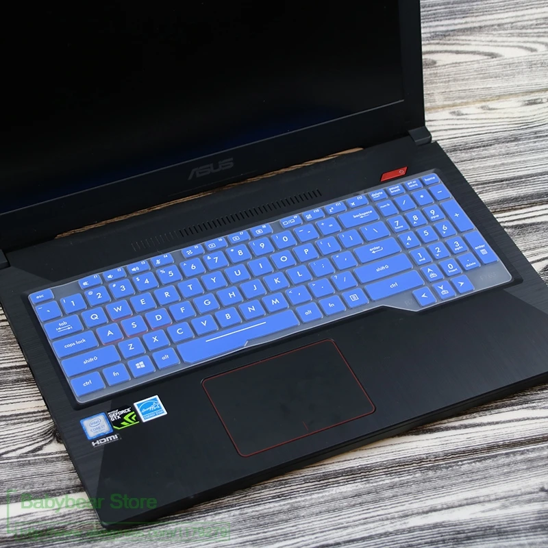 Крышка клавиатуры ноутбука для Asus Rog Fx63Vd Strix Gl503Vd Gl503Vs Gl503Vm Gl503 Fx63 Fx503Vd Fz63Vd Fx63 Fx63Vd - Цвет: blue