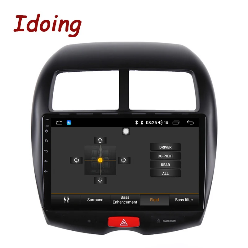 Top Idoing 10.2"4G+64G Octa Core Car Android 8.1 Radio Multimedia Player Fit Mitsubishi ASX 2010-2018 2.5D IPS GPS Navigation DSP 1