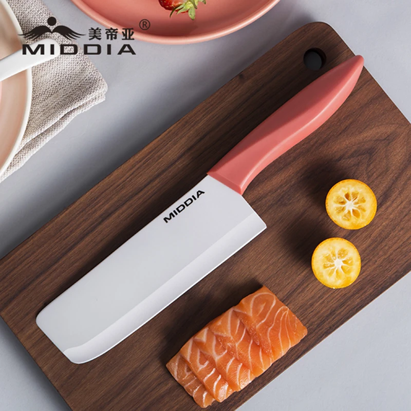 

6" Ceramic Vegetable Knife,Kitchen Cleaver Knives,Super Sharp Knives for Vegetable and Meat Cutting Kitchenware Kitchen Tools