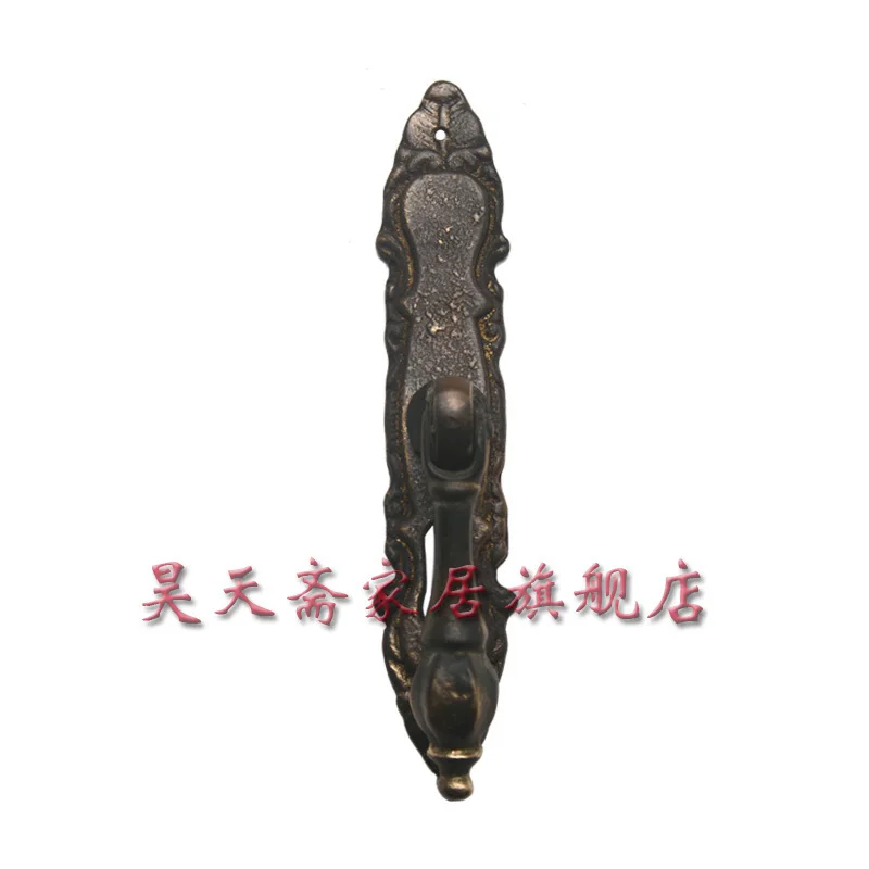 

[Haotian vegetarian] antique copper handle / Chinese decoration accessories / copper handicrafts HTD-073