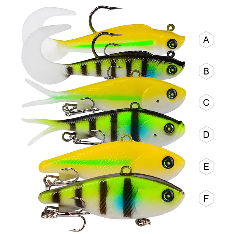 

1pcs Simulation Soft Lead Fish 9cm/16.5g Fishing bait Lifelike lures with treble Hooks and Single Hook Carp Fly Fishing Lure