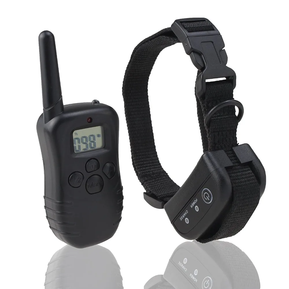 Rechargeable and Rainproof 330 yd Remote Dog Training Collar with Beep