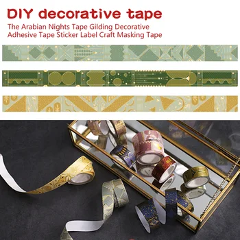 

Gilding Arabian Nights Tape Gilding Decorative Adhesive Tape Sticker Label Craft Masking Tape