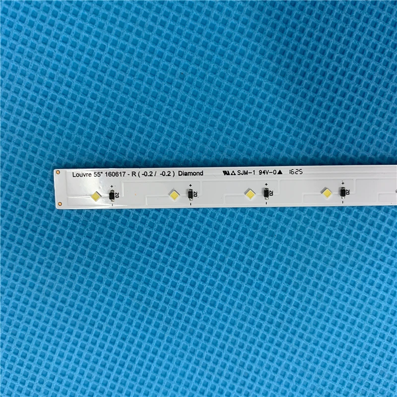 1166 мм светодиодный Подсветка полосы 74 лампы для SAMSUNG светодиодная подсветка полосы жалюзи 5" 160617-L/R(-0,2/-0,2) искусственный бриллиант без стальной пластины
