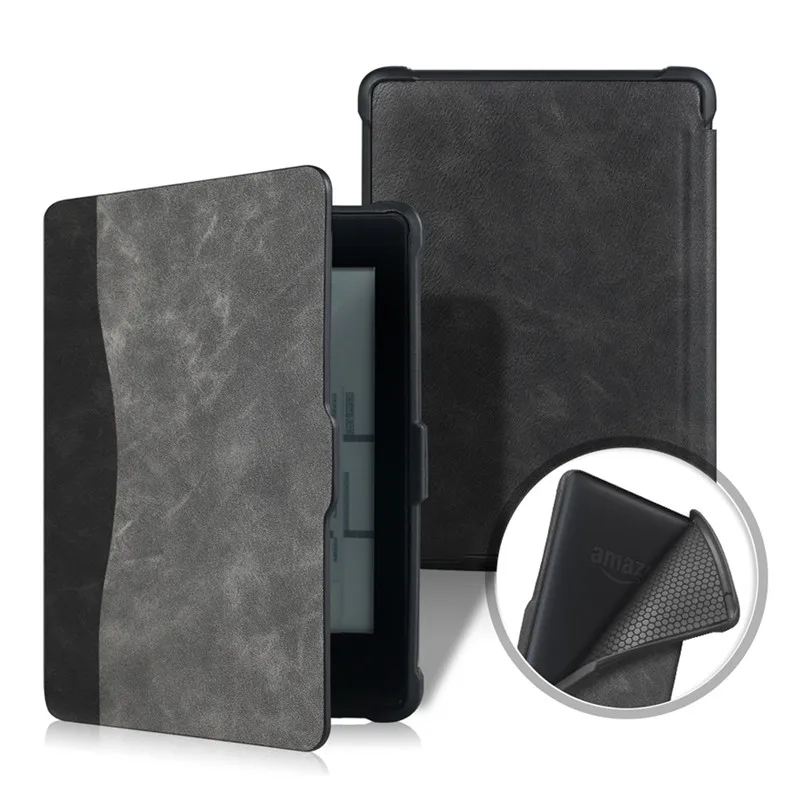 Чехол для Kindle Paperwhite Магнитный чехол электронной книги из искусственной кожи 6