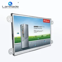 7 дюймов Крытый полка край Открытая рамка ЖК-монитор usb Видео Авто play12v медиаплеер для рекламы
