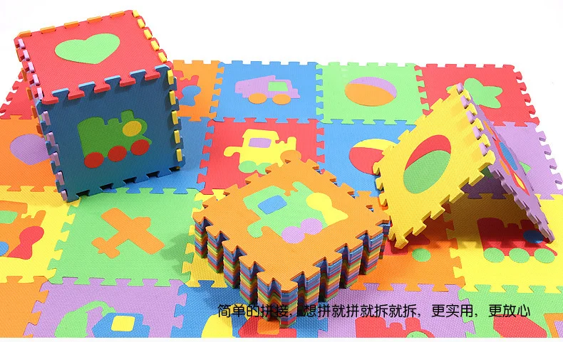 Cool Vehicles Baby Boys Eva Floor Pad Kids Piecing Crawling Foam Cool Vehicles Baby Boys Eva Floor Pad Kids Piecing Crawling Foam Mat Rugs Children Room Ecofriendly Safe Items 30cm 10pcs In From Home Garden On