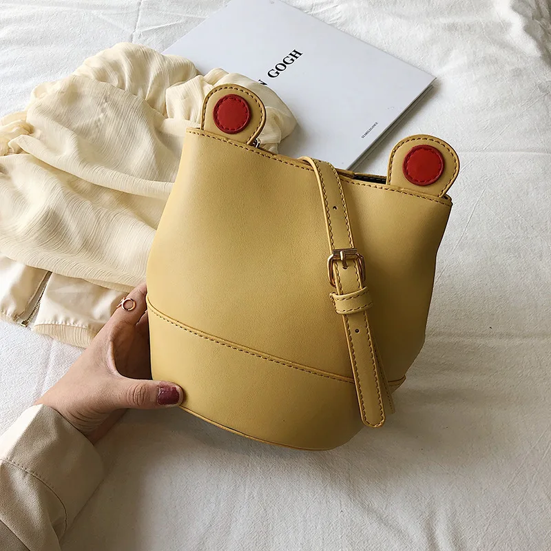 

Female Crossbody Bag For Women 2019 High Quality PU Leather Luxury Handbags Designer Sac Main Ladies Frog Shoulder Messenger Bag