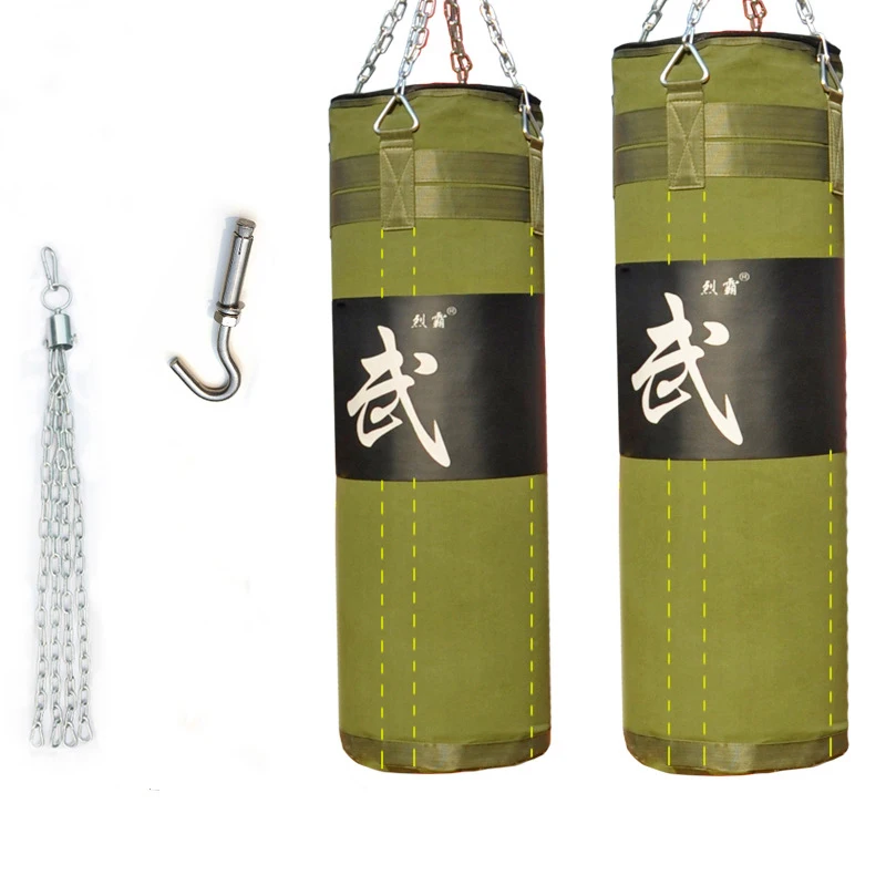 Durable canvas hollow hanging boxing g Boxing sandbag Punching Bag Sand