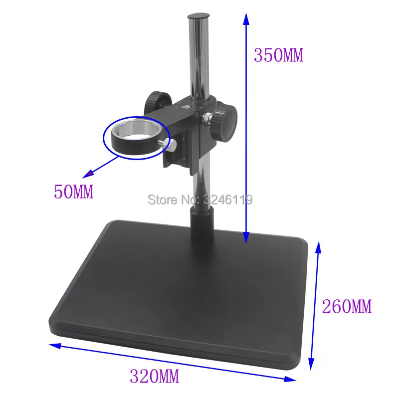 

Industrial Microscope Camera Holder Optical Lens Focusing Bracket 50MM Motherboard Repair Laboratory Workbench