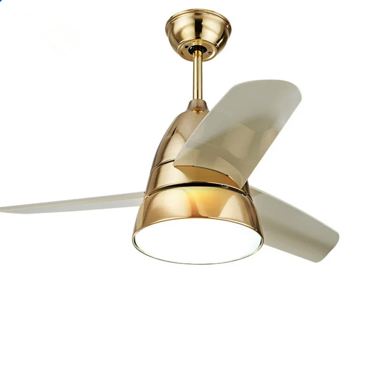 

22%,36inch colorful 3 Leaf Super Quiet Acrylic Ceiling Fan with Light Remote Control Hanging Fan for children