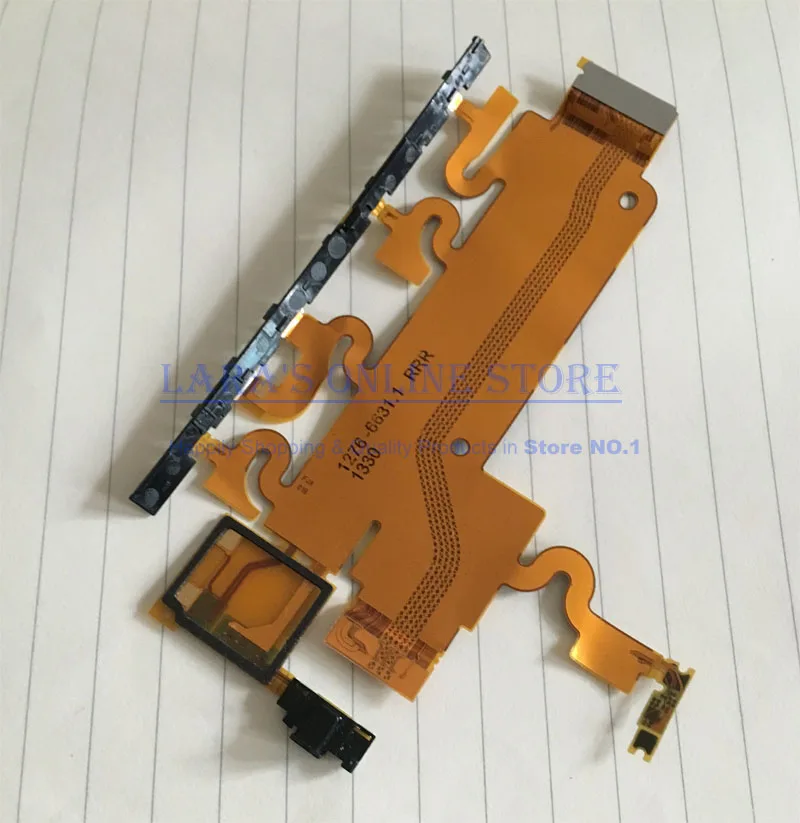 

JEDX Original Power Volume Button Flex Cable with Microphone Mic Motherboard Main Ribbon for Sony Xperia Z1 L39H C6903