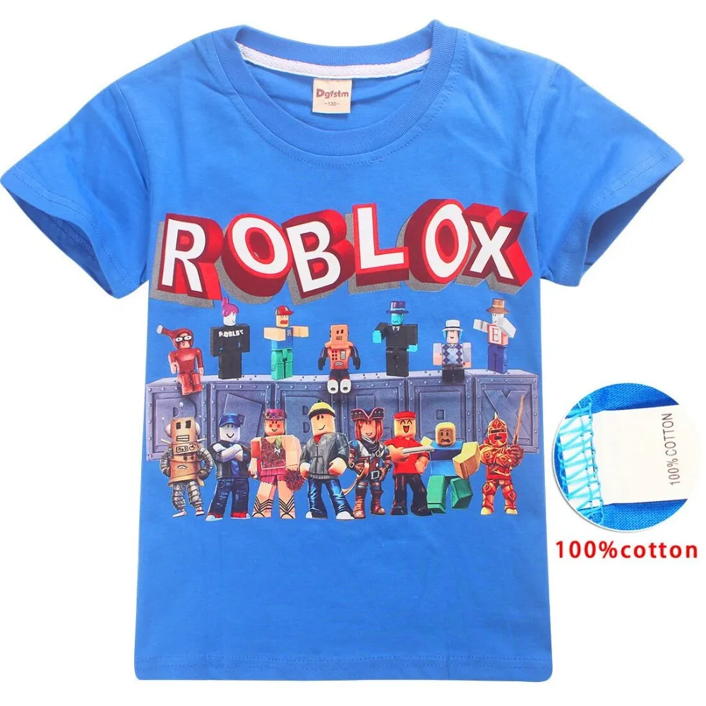 2020 Roblox Game T Shirts Boys Girl Clothing Kids Summer 3d Funny