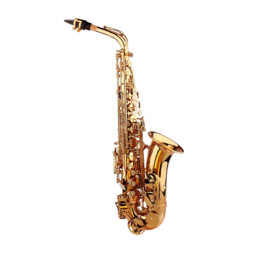Высшее качество Eb Be Alto E плоский латунный саксофон Sax резной узор пластмассовый