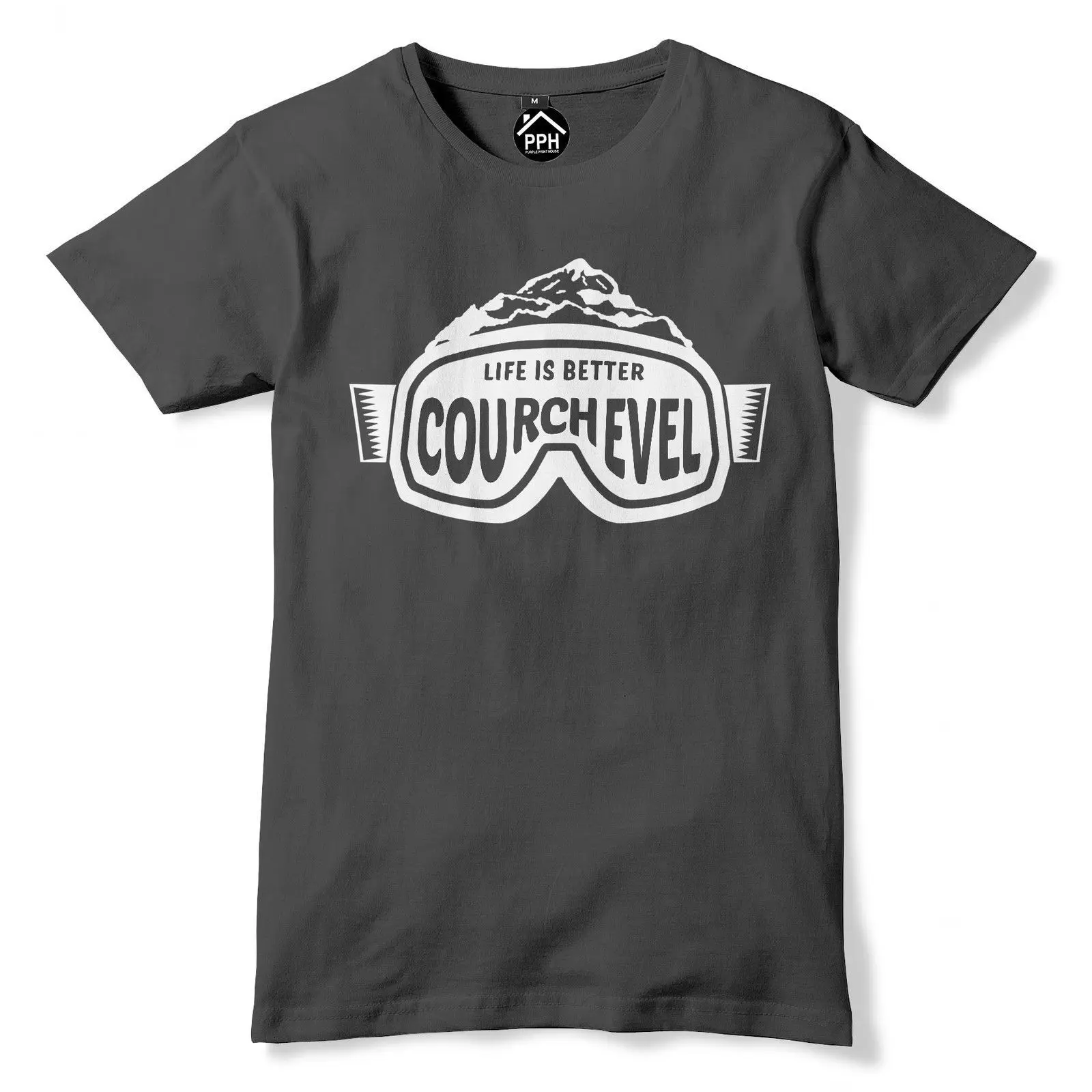 Лыжные очки Франция Courchevel порошок сноуборд футболка Лыжный спорт праздник 200