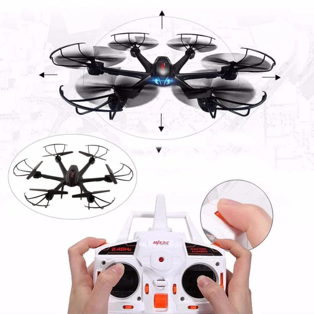 

Peradix RC Quadcopter Mini Drone With Camera MJX X600 6 axis 2.4G Helicopter Aircraft C4005 RC Helicopter RC Dron