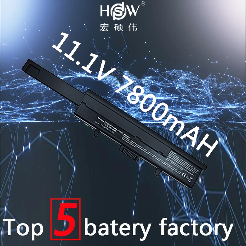 

HSW 9cell 7800MAH Battery for Dell XPS M1530 1530 Series 312-0660,RU030,312-0662,RN897,312-0665,RU006 bateria akku