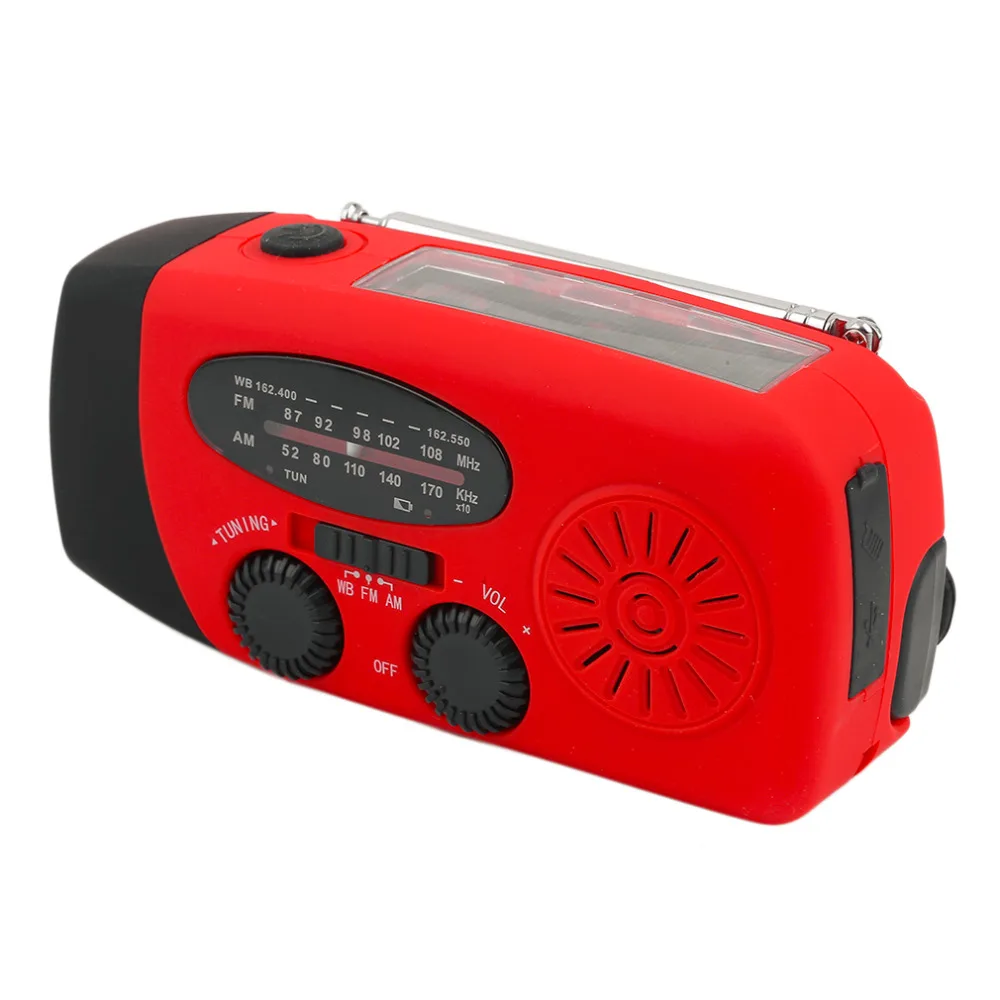 Новый переносной аварийный ручной генератор AM/FM/ВБ радио фонарик Зарядное