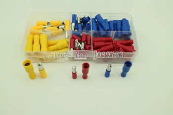 

80PCS Male&Female Insulated Bullet Connector Terminals Assortment Kit 22-10AWG