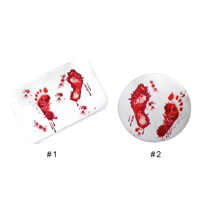

2019 Blood Novelty Bathroom Bath Mat Soft Carpet Rug Water Non-slip Mat Absorption 40*60cm Doormat Drop Ship Sale Modern Style