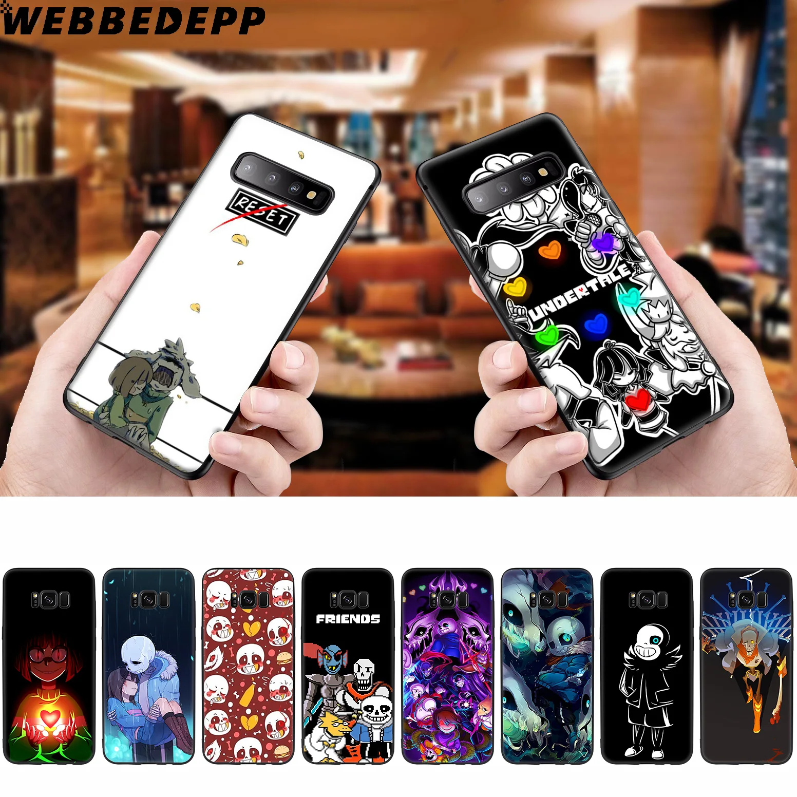 WEBBEDEPP Bad Time Undertale мягкий чехол для Samsung Galaxy S10 S10e S9 S8 Plus S7 S6 Edge &amp J6 2018 Note 10 9 8 |
