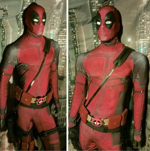 

Carnival Clothing 3D Digital Print Superhero Deadpool Cosplay Marvel Custome Full Body Halloween party Costume For Adult and Kid