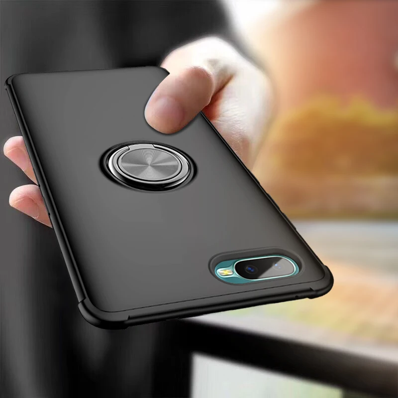 

For OPPO RX17 Neo Case 6.4 inch Car Holder Magnetic Finger Ring Case For OPPO R17 Neo CPH1893 Stand Protect Cover
