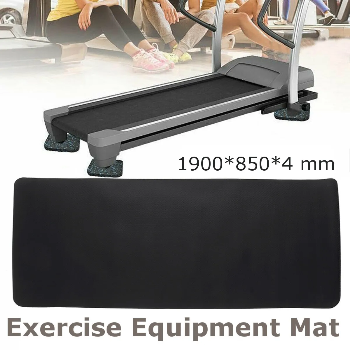Details about   Exercise Mat Non-slip Pilates For Gym Yoga Treadmill Bike Protect Floo 