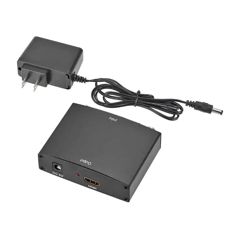 ALLOYSEED YPBPR к HDMI 1080P HDMI к RGB YPbPr Компонентный видео конвертер с R/L аудио адаптер конвертер для ТВ ПК DVD монитор