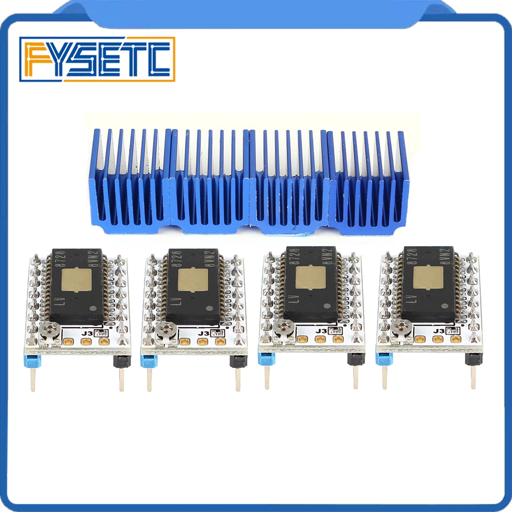 

4pcs Stepstick Stepper Motor Driver LV8728 AS S6128 Driver Up To 2.2A Peak Drive Current Replace SD8825 A4988 A4983 LV8729