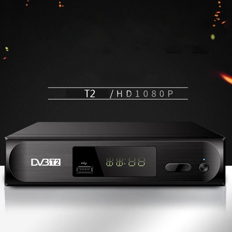 DVB-T2 P 1080 цифрового эфирного вещания конвертер приемник ТВ коробка ЕС Plug