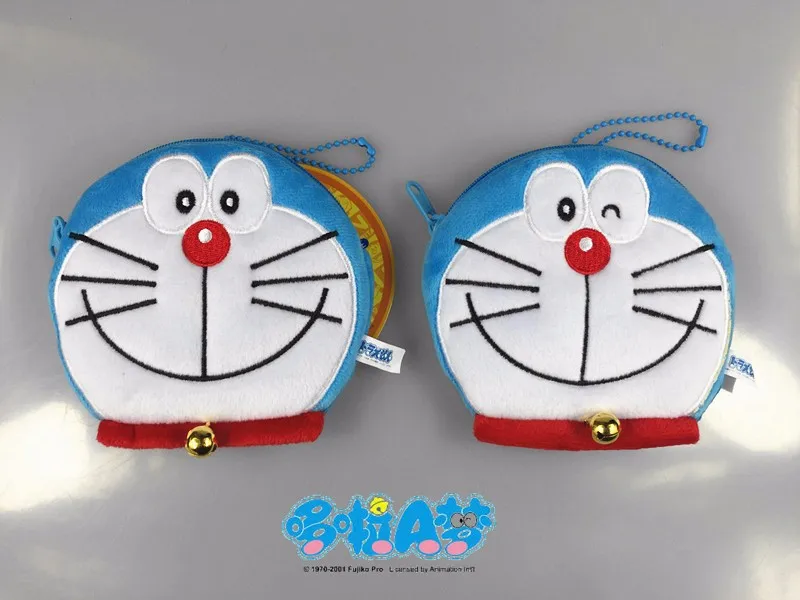 Японский мультфильм Doraemon Портмоне унисекс бумажник многофункциональный Kawaii сумка аниме плюшевые Игрушечные лошадки