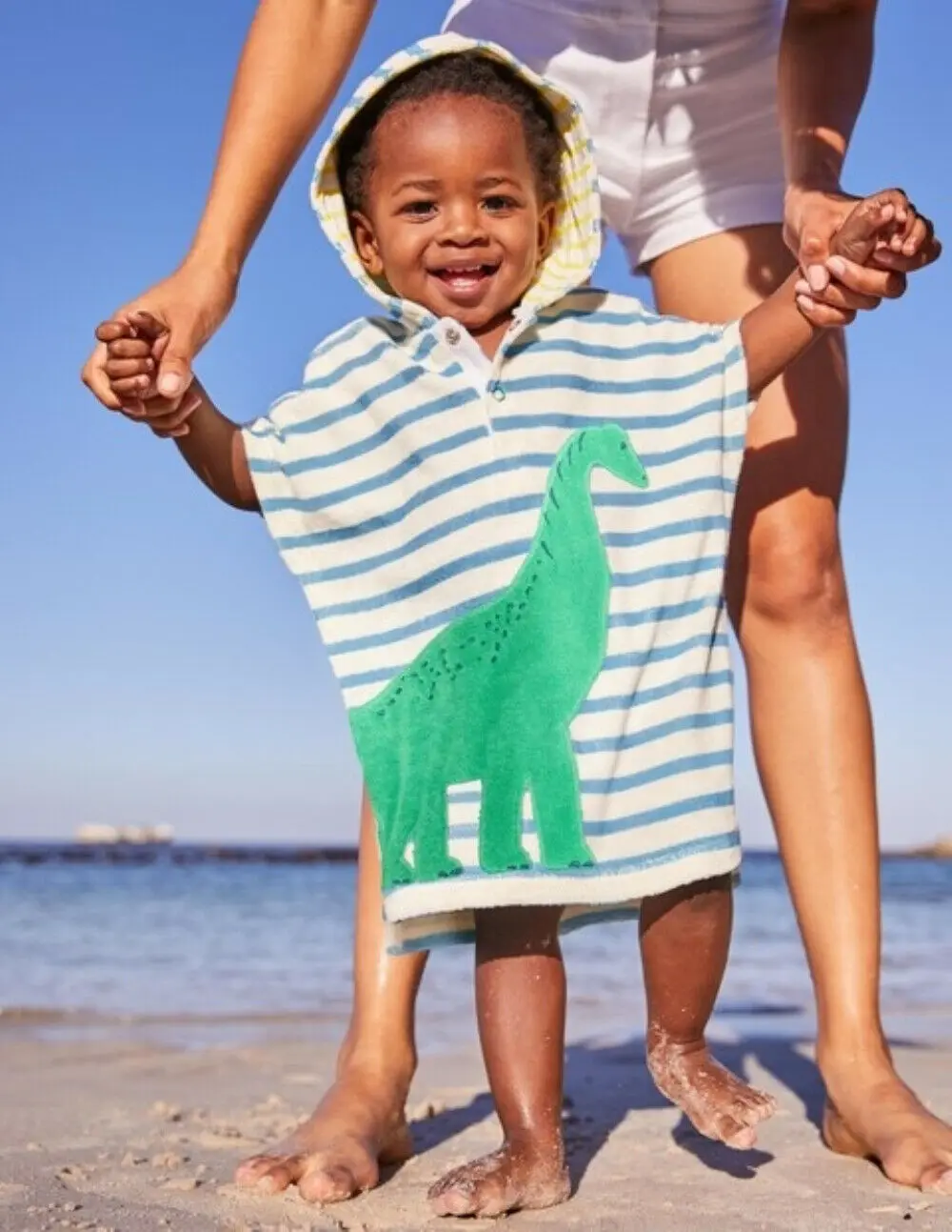 Г. Цельное детское банное полотенце с капюшоном, пончо, пляжная одежда для бассейна хлопковый банный халат, полотенце с рисунком, летний купальный костюм