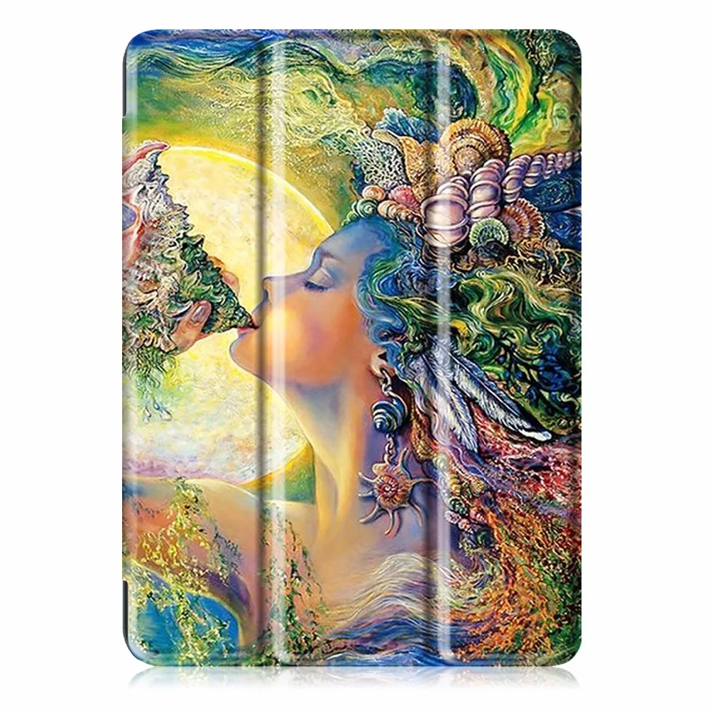 Магнитный кожаный умный чехол для Apple, iPad 9,7 5-го поколения A1954 Coque Capa Funda