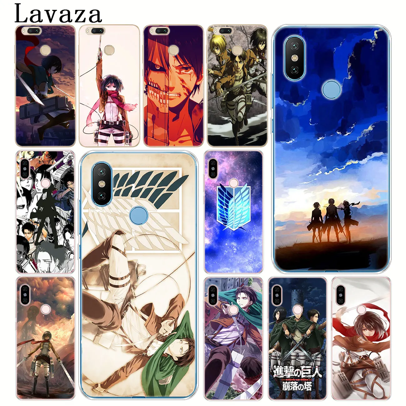Жесткий чехол для телефона Lavaza ARMIN Levi Attack on Titan Xiaomi Redmi K20 8A 7A 5A 6A Note 8 7 5 6 Pro 4 4X |