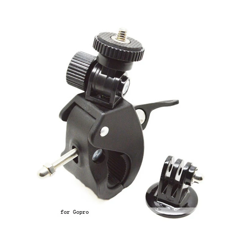 

Gopro Accessories Bike Bicycle/Motorcycle Handlebar Handle Bar Camera Mount+Tripod Adapter For Gopro 5 4 3SJCAM M10 M20 SJ5000