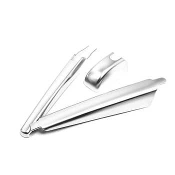 

Car Styling!3pcs Chrome Windscreen Wiper Cover Trim For Land Rover Discovery Sport 2015 2016
