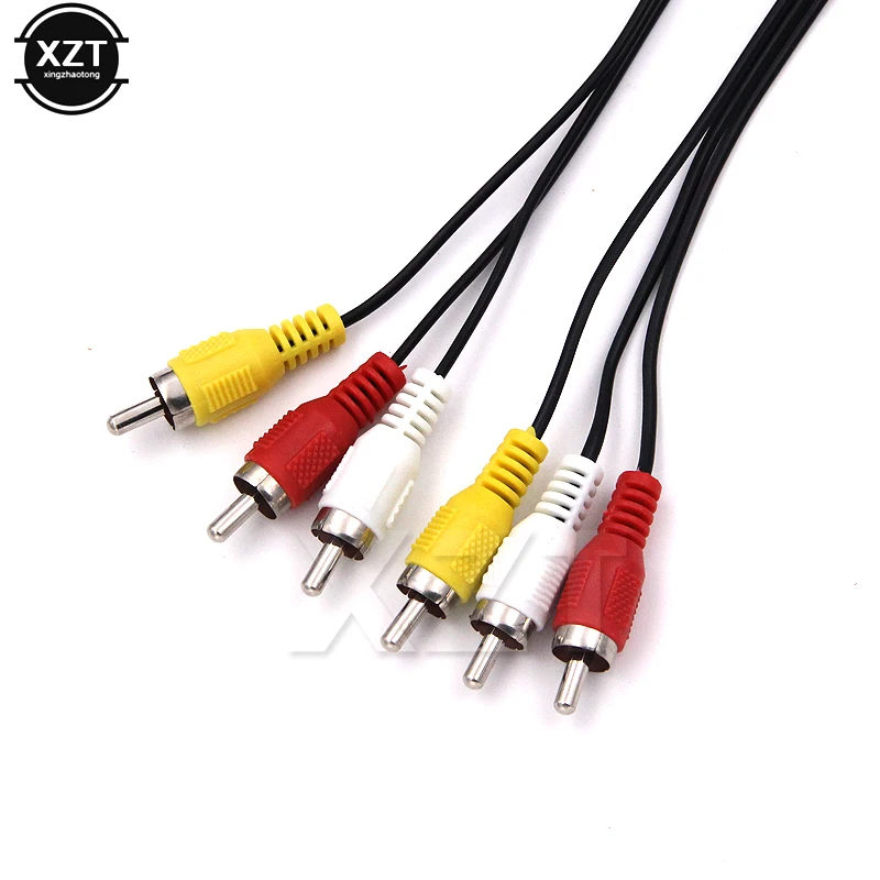 Новинка 1080P HDTV AUX HDMI кабель тройной штекер к 3 RCA Композитный Аудио Видео AV адаптер 5
