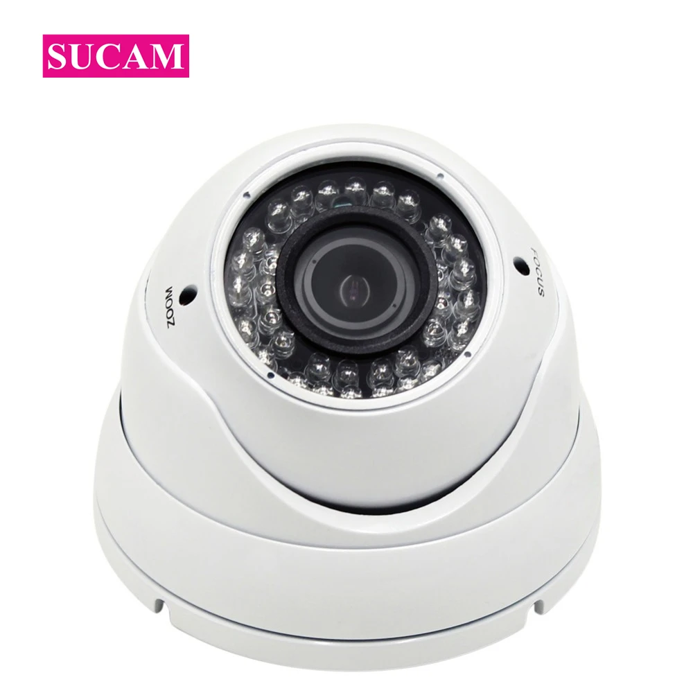 

SUCAM 2MP 4MP AHD Varifocal Security 2.8-12mm Zoom Camera 30meters Night Vision Dome Vandalproof Infrared Surveillance IR Camera