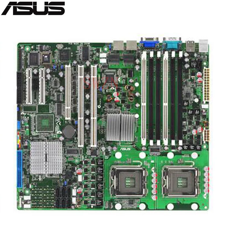 

original Used Server motherboard For Asus DSBV-DX/C DSBV-DXC Socket 771 Maximum 6*DDR2 32GB 6xSATAII ATX