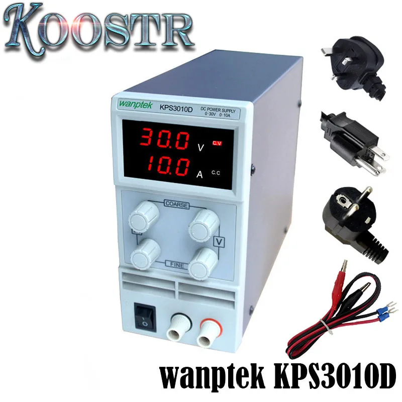 

KPS3010D DC power supply Adjustable laboratory Power Supply 220V voltage regulator 0-30V 10A AC 110V/220V 50/60Hz