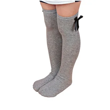 

1 Pair Girl's Sweet Princess Bowknot Striped Boot Socks Winter Knee High Warm Sweet Socks High Quality Hot Sale New Fashion